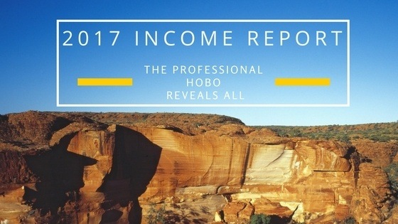 2017 Income report for The Professional Hobo