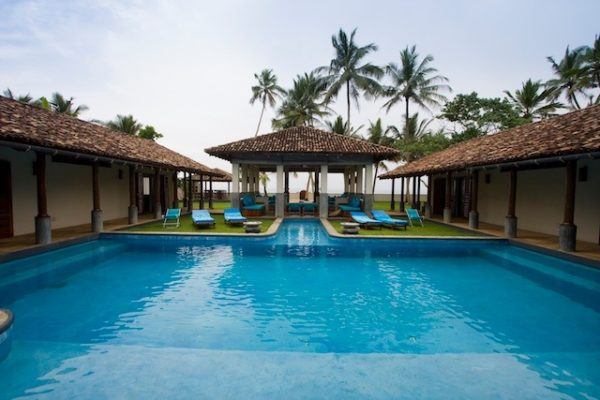 Pool at a resort in Sri Lanka
