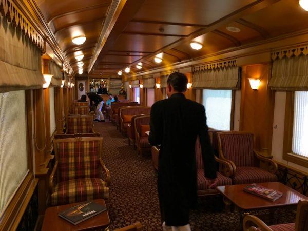 bar car on the Deccan Odyssey