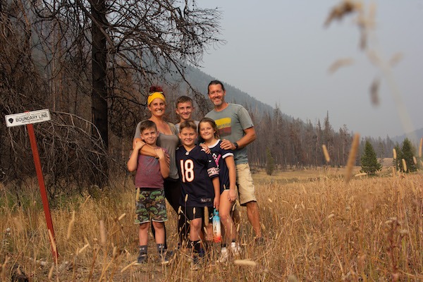 Bryanna and Family of CrazyFamilyAdventure at Yellowstone