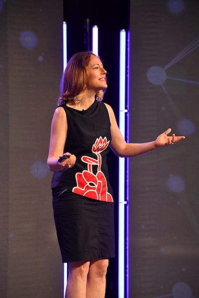 Nora Dunn keynote speaking at CEX 2023