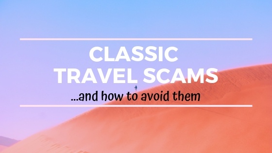 Classic Travel Scams and How to Avoid Them, red sand desert and blue sky