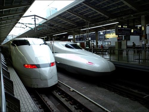 Shinkansen bullet train in Japan; photo by The Runaway Guide