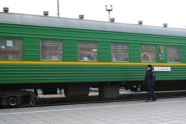 train in Mongolia