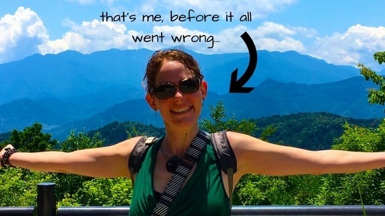 Me on Mount Takao, before it all went wrong