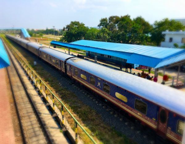 The Deccan Odyssey in India - full train