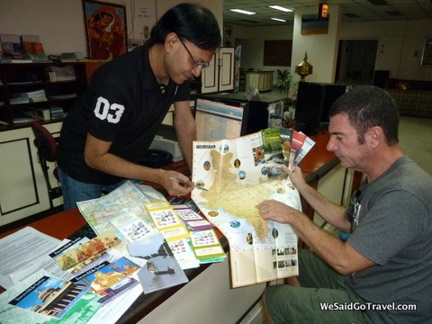 George at Incredible india office