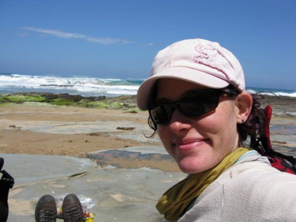 IMG_3795_1 Nora Dunn hanging out at Cape Otway on the beach, Australia