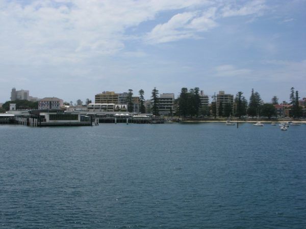 Manly harbour from the water