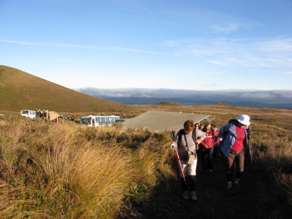 The Start of the Tongariro Alpine Crossing