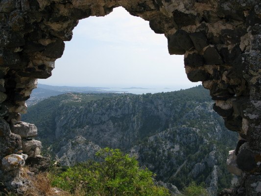 ruins and views in the south of France