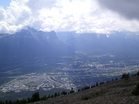 The view of Canmore