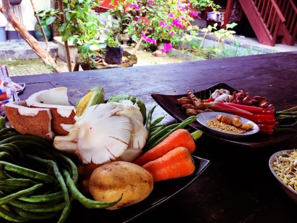 Balinese Cooking ingredients