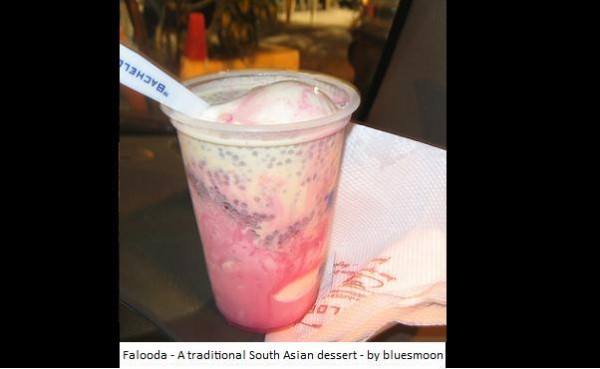 falooda, a south asian dessert drink