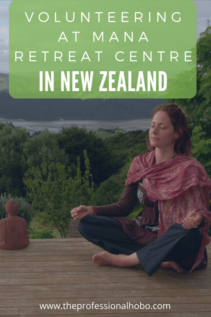 Living at Mana retreat centre in New Zealand for free as part of their volunteer work exchange program was one of my all-time best travel experiences! Here's what it's like. #NewZealand #Coromandel #ManaRetreat #volunteering #workexchange #freeaccommodation #TheProfessionalHobo #NoraDunn