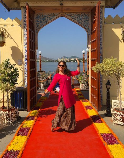 Hanging out at the pleasure palace in Udaipur India