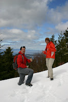 Climbing Mount Hays, near Prince Rupert BC