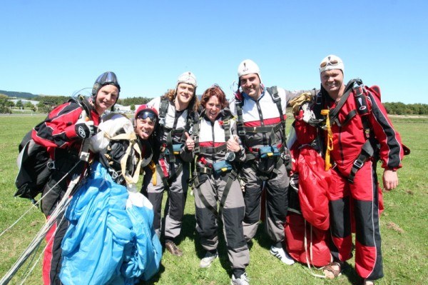 skydiving in New Zealand