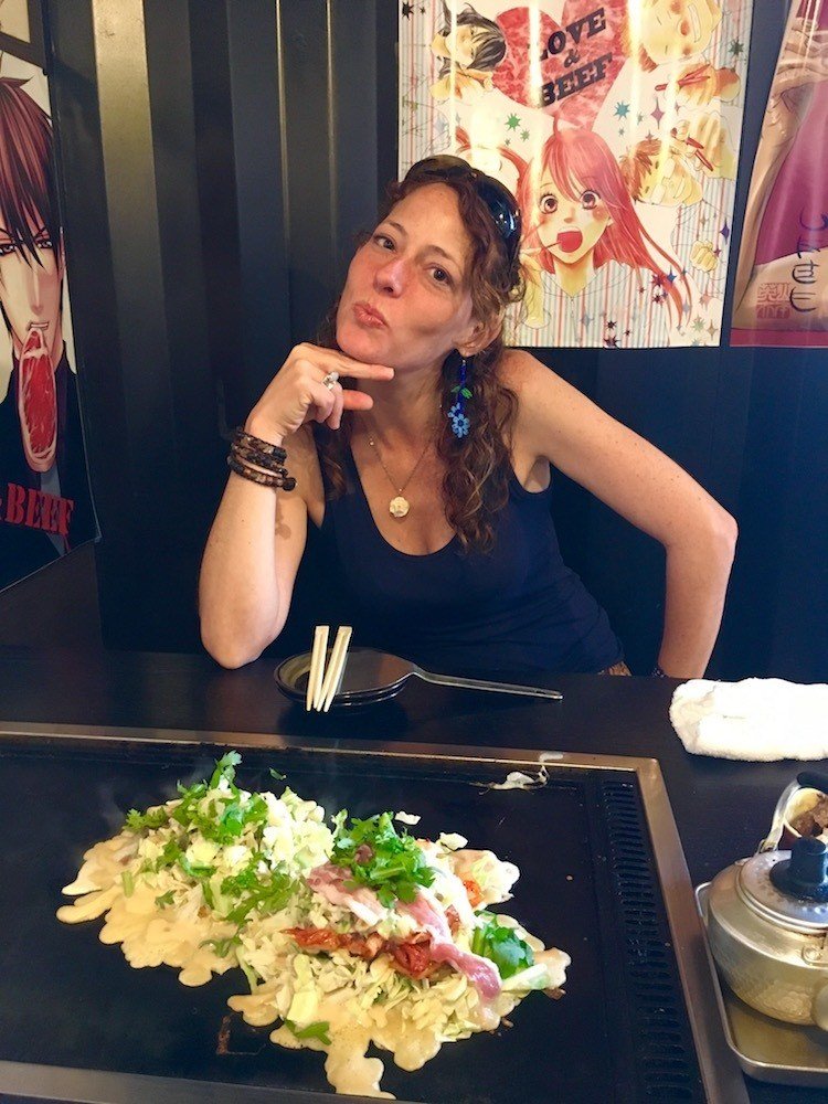 prepared okonomiyaki in Tokyo