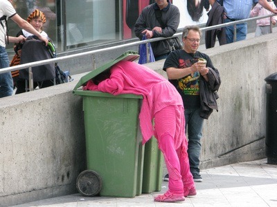 garbage picking