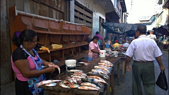 Fish market in Belen