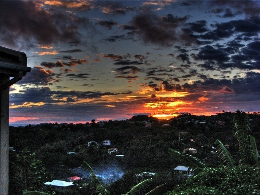 sunset in Grenada