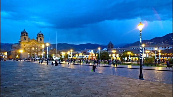 Cusco at dusk