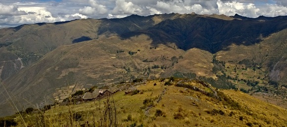 house over the sacred valley