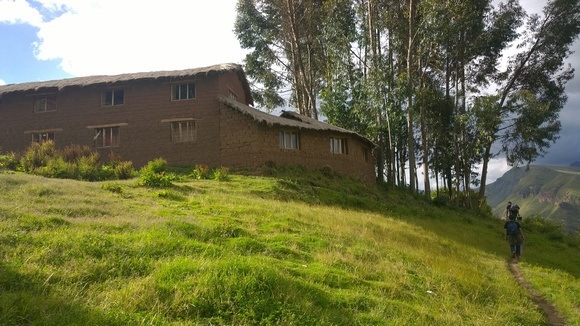 Dona Natividad's home, our Quechua mama