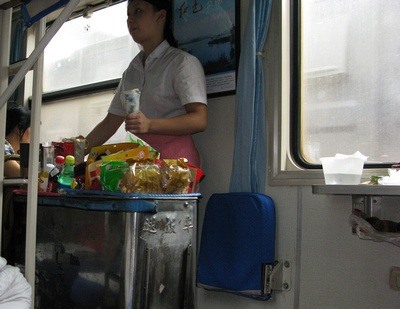 food cart on the train