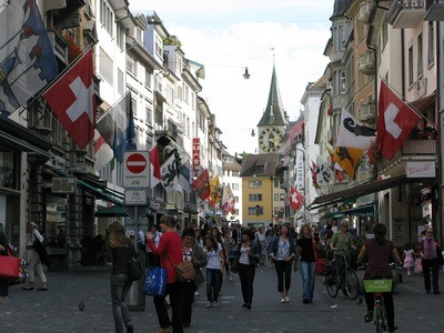 charming downtown Zurich