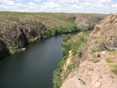 Katherine Gorge as seen from above
