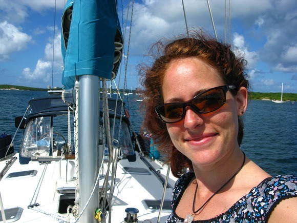 Nora Dunn Sailing in St Martin