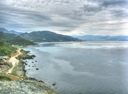 Corsica coastline