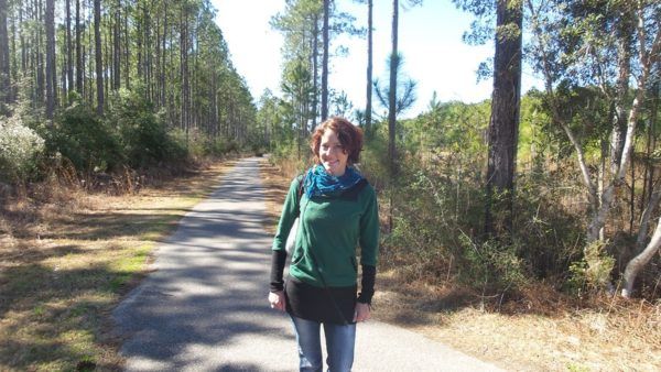 Wearing Anatomie sweater in Santa Rosa Beach Florida