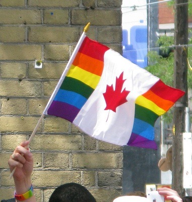 Toronto Pride Parade Canada Flag