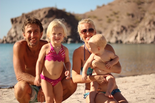 Pat Schulte and his family, traveling full-time