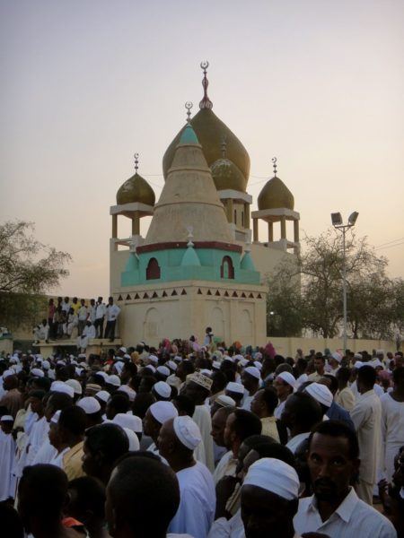 worshippers at temple