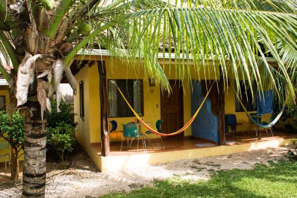 porch_of_hotel hotel in Costa Rica with a hammock on the terrace