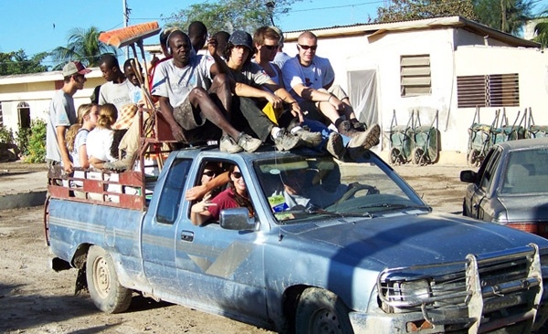 Rolling out to work, volunteering in Haiti