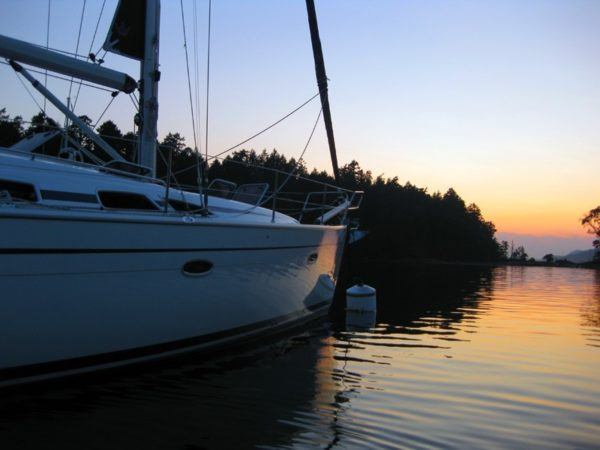 the-boat Sailboat at Sunset