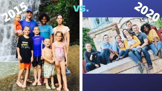 The Denning Family, Rachel and Greg Denning and their children, traveling full-time!