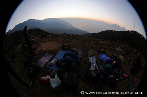 watching sunrise