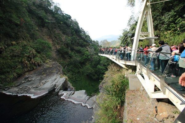 Waterfall viewing Platform in Taiwan